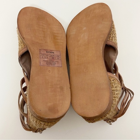 New! Roan by Bed Stu Gladiator Style Sandals in Pecan - Picture 6 of 6